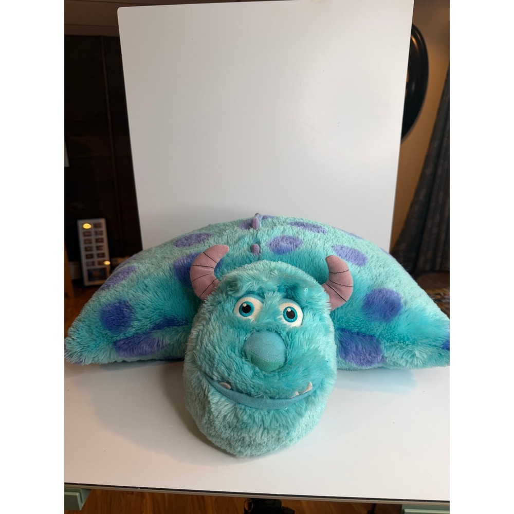 Disney Parks Sulley Plush Pillow Pet Monsters Inc Large Stuffed Animal Pillow
